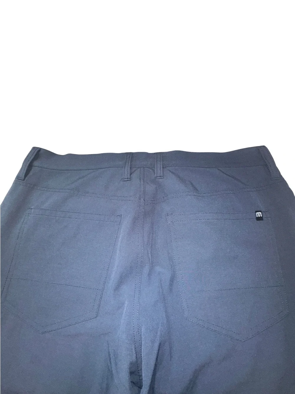 TravisMathew Golf Pants Mens 34 Blue Stretch Straight Leg Good Condition